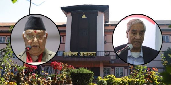 एमाले अध्यक्ष ओली और कॉर्नर्स अध्यक्ष देउवा