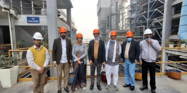 हिसार में वेस्ट से ऊर्जा उत्पादन काे मेयर ने किया ओखला प्लांट का अवलोकन