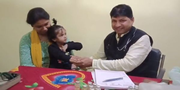 आयुर्वेद की दवाइयों से तीन साल की बच्ची को मिला श्वास वाली अटैक से छुटकारा