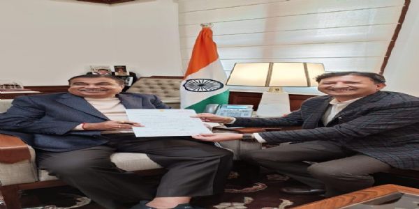 बारालाचा जोत टनल की बन रही डीपीआर, गडकरी से मिले सांसद सिकंदर