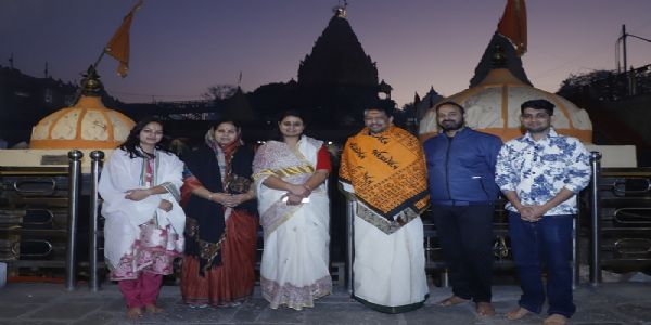 (अपडेट)बिहार की खेल मंत्री श्रेयसी सिंह ने किए भगवान महाकाल के दर्शन