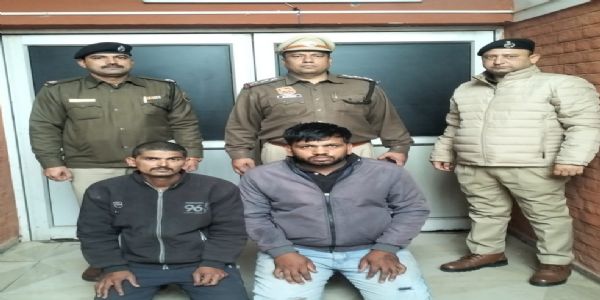 जींद : लूट के दाे आरोपित गिरफ्तार, सामान बरामद