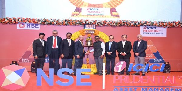 एनएसई पर कंपनी के  लिस्टिंग का जारी फोटो