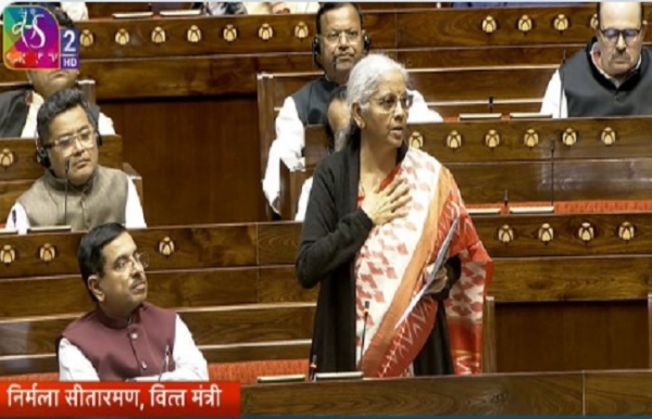 मणिपुर जीएसटी (दूसरा संशोधन) विधेयक, 2025 पर चर्चा का जवाब देते हुए सीतारमण