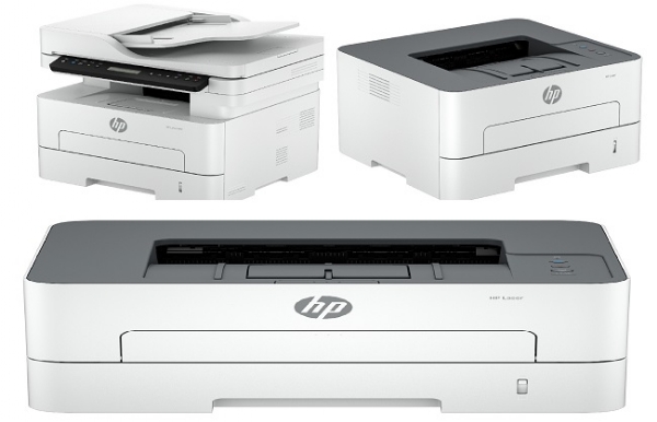 एचपी इंडिया के लेजर एम300 सीरीज के प्रिंटर का फोटो