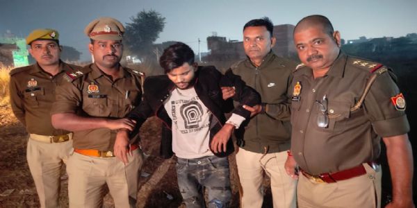 पुलिस मुठभेड़ में पॉक्सो एक्ट में वांछित शानू गिरफ्तार, गोली लगी