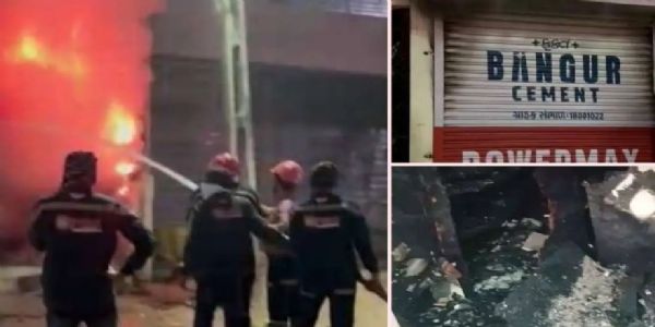 वडोदरा में मोबाइल दुकान में लगी भीषण आग, 25 लाख का माल जलकर राख