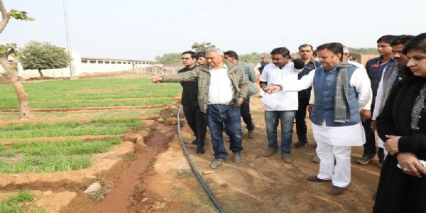 उप मुख्यमंत्री शुक्ल ने बसामन मामा में किसान एवं सहकारिता सम्मेलन की तैयारियों का लिया जायजा