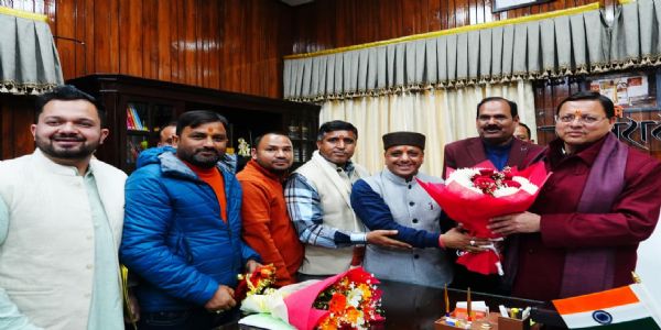 यमुनोत्री क्षेत्र की समस्याओं को लेकर सीएम से की मुलाकात