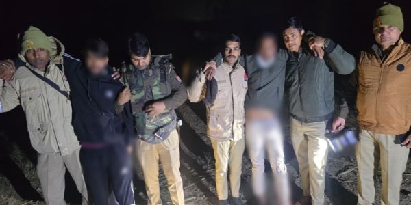 मुरादाबाद: मुठभेड़ में गोकशी के दो आरोपित गिरफ्तार