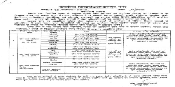 सांसद खेल महोत्सव: 11 खेल विधाओं के खिलाड़ी ग्रीन पार्क में दिखाएंगे दमखम
