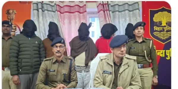 नालंदा जिले में पांच हथियार तस्कर गिरफ्तार असलेह बरामद