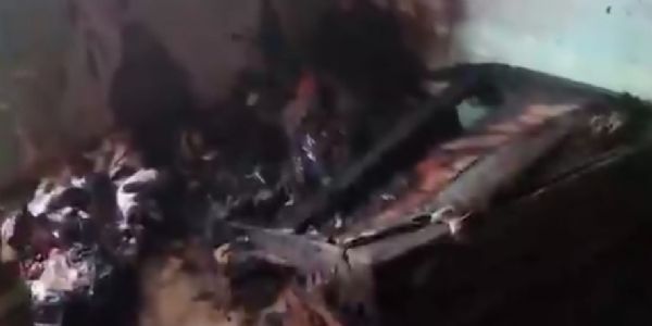 पुलिसकर्मी के फ्लैट में लगी आग से लाखों का नुकसान