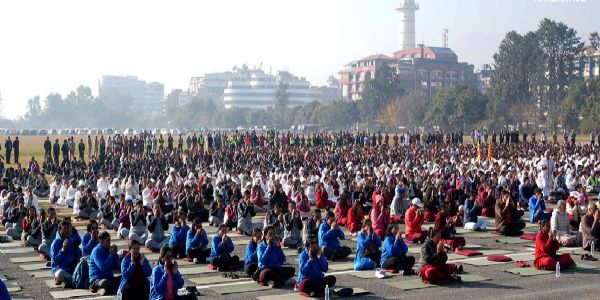 विश्व ध्यान दिवस काठमांडू में मनाया गया