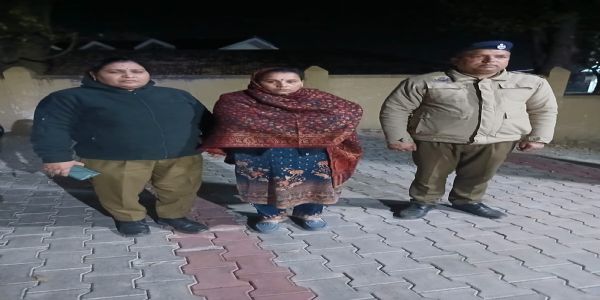 75 ग्राम चिट्टे के मामले में मुख्य महिला तस्कर पालमपुर से गिरफ्तार
