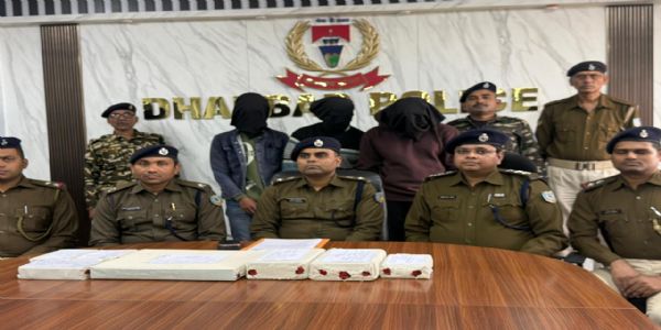 हत्याकांड का खुलासा, हथियार सहित तीन गिरफ्तार