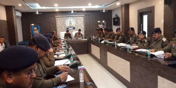 जांजगीर में मुख्यमंत्री  साय के आगमन को लेकर सुरक्षा व्यवस्था की उच्चस्तरीय समीक्षा बैठक