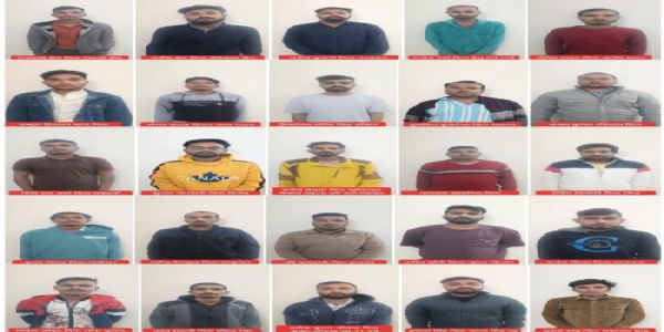 रायपुर : देशभर में ठगी करने वाले 25 साइबर ठग पुल‍िस गिरफ्त में