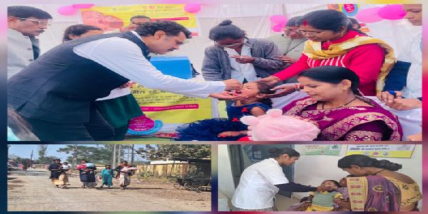 जगदलपुर : महापौर ने पल्स पोलियो अभियान का किया शुभारंभ