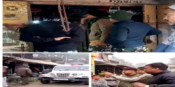 मोयना के तिवारी मोड़ पर सीसीटीवी तोड़कर चोरी, जांच में जुटी पुलिस