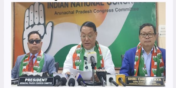 एपीसीसी ने की रिजीजू, खांडू एवं नाटुंग के इस्तीफे की मांग