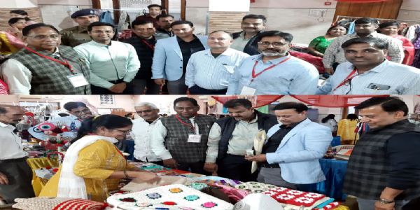 आमजन के लिए आकर्षण का केंद्र रहा लघु उद्याेग भारती की ओर से स्वयं सिद्धा मेला