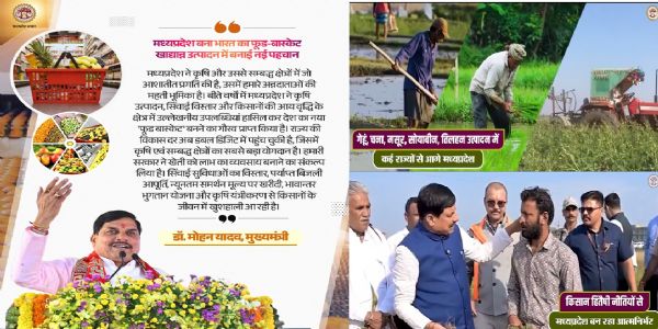 मप्र में कृषि से संमृद्ध‍ि