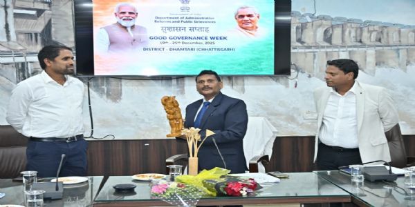 सुशासन का मूल मंत्र- समय पर सही व्यक्ति तक पहुंचे योजनाओं का लाभ : धनंजय देवांगन