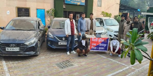 द्वारका पुलिस की बड़ी कामयाबी: दो शातिर वाहन चोर गिरफ्तार