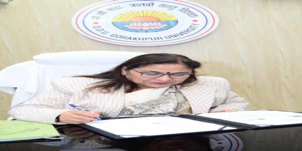 गोरखपुर विश्वविद्यालय ने नमस्कार फाउंडेशन के साथ किया एमओयू, कौशल विकास एवं प्लेसमेंट का मिलेगा बढ़ावा