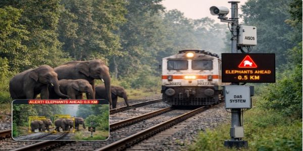 वन्यजीव संरक्षण के लिए भारतीय रेल ने एआई आधारित प्रणाली को किया मजबूत