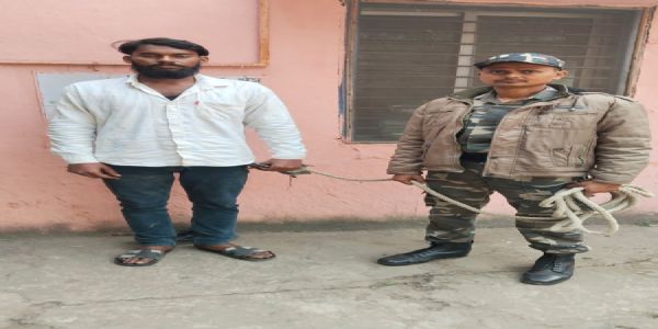 मारपीट मामले का फरार आरोपित गिरफ्तार