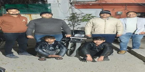 पानीपत में बाइक चोरी करने वाले दो शातिर चोर गिरफ्तार, दो वारदातों का खुलासा।
