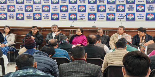 चंडीगढ़ कांग्रेस मुख्यालय में हुए कांग्रेस नेशनल टैलेंट हंट के अंतिम साक्षात्कार आयोजित