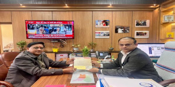 जल संसाधन विभाग के प्रधान सचिव से मिले विधायक