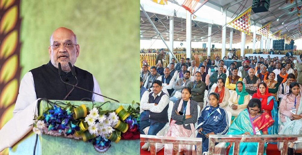 रीवा के बसामन मामा गौअभयारण्य में आयोजित किसान सम्मेलन