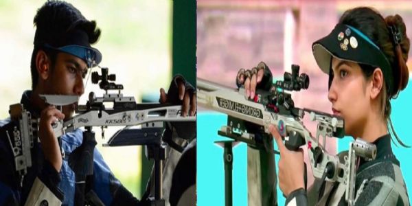 मध्य प्रदेश के स्टार शूटर ऐश्वर्य प्रताप सिंह तोमर और आशी चौकसे