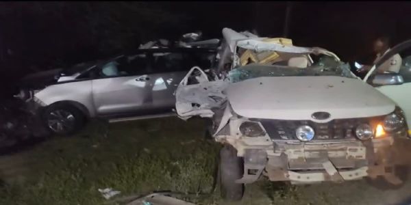 तिरुचिरापल्ली हाइवे पर भयंकर हादसा.