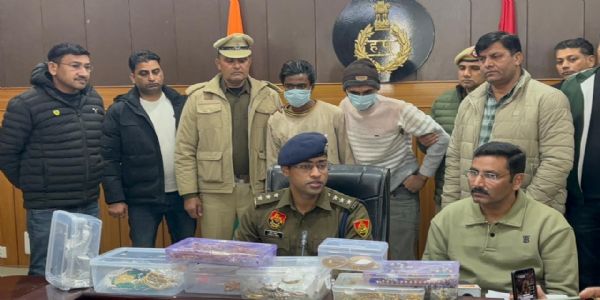 पानीपत पुलिस ने लाखाें की चाेरी के दाे आराेपियाें काे पकड़ा