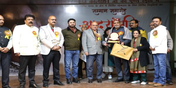 कृष्ण भानु, केके नूतन पियूष स्वामी और उमेश भारद्वाज को मिला स्व. हेमकांत कात्यायन स्मृति सम्मान