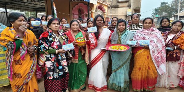 महिला तृणमूल कांग्रेस ने कोतुलपुर में मनाया ‘उन्नयन की पंचाली’