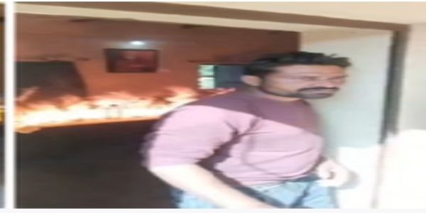 रतलाम: पंचायत भवन में आग लगाने वाले युवक पर कार्रवाई