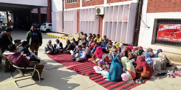 फतेहाबाद में सफाई कर्मचारियों का आंदोलन