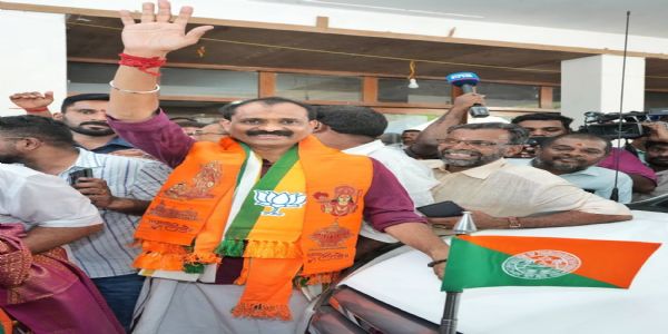केरल में कमलः भाजपा के वी.वी. राजेश बने तिरुवनंतपुरम नगर निगम के मेयर