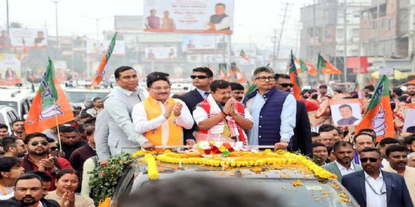 असम में नितिन नवीन।