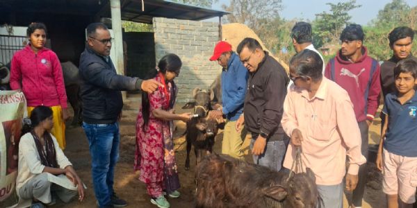 रायपुर : एनएसएस शिविर में पशु चिकित्सा व आधुनिक पशुपालन की दी गई जानकारी