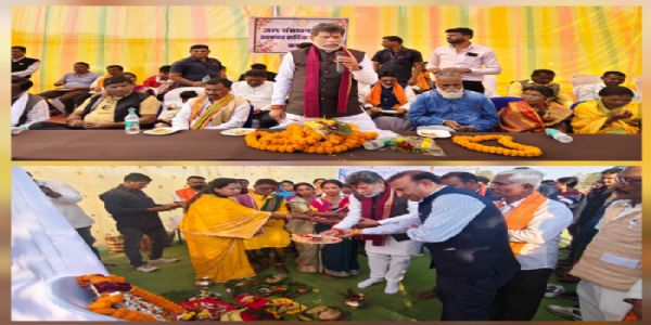 जगदलपुर : भाजपा प्रदेश अध्यक्ष किरण देव ने 14 करोड़ 50 लाख के विकास कार्यों का किया भूमिपूजन