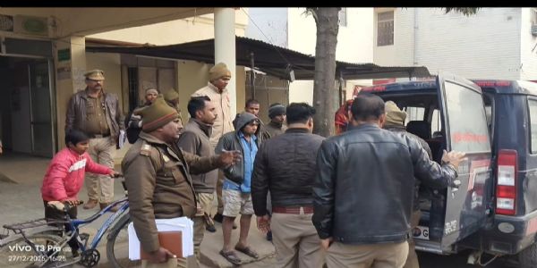 बांदा : झगड़े की सूचना पर पहुंची डायल 112 पुलिस पर हमला, सात आरोपित गिरफ्तार