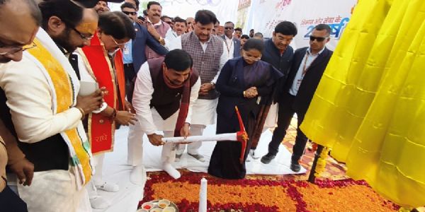 मुख्यमंत्री डॉ. यादव ने सतना में अस्पताल भवन और क्रिटिकल केयर यूनिट का किया भूमि-पूजन