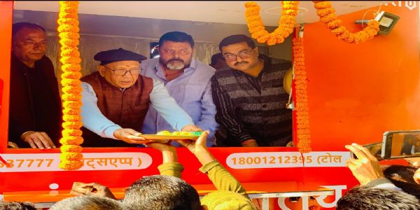 श्री बालाजी अन्नपूर्णा चलंत मध्याह्न भोजन में मिलेगा 5 रुपए में भरपेट भोजन